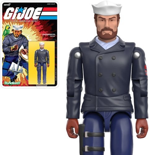 G.I. Joe Shipwreck Peacoat  3 3/4-Inch ReAction+ Figure