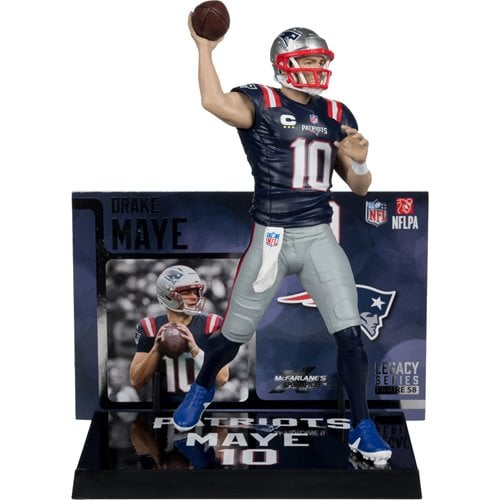 NFL SportsPicks Patriots Drake Maye Posed Figure