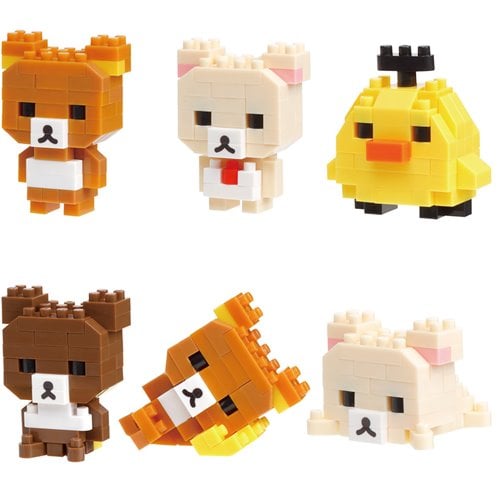 Rilakkuma Vol. 1 Nanoblock Mininano Case of 6