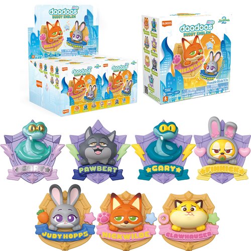 Zootopia Daadoos Mate Series 01 Buddy Emblem Case of 6
