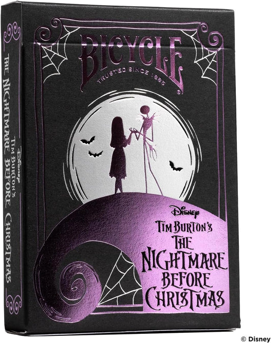 Disney Tim Burton's Nightmare Before Christmas Inspired Playing Cards Featuring Jack Skellington, 1 Deck