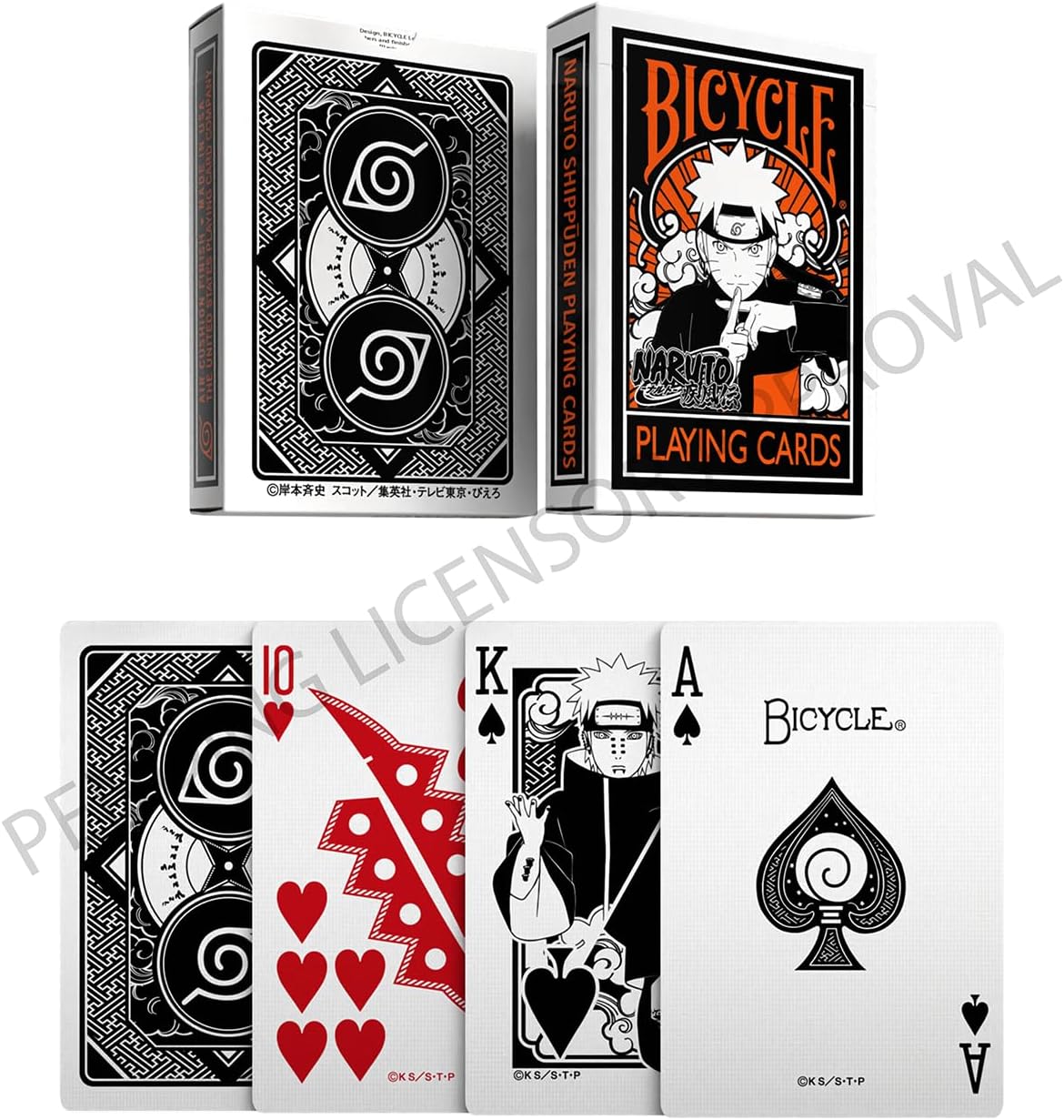 Bicycle Naruto Shippuden Anime Playing Cards, 1 Deck