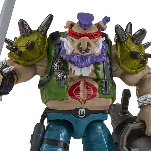 TMNT x G.I. Joe Bebop Ripper Action Figure
