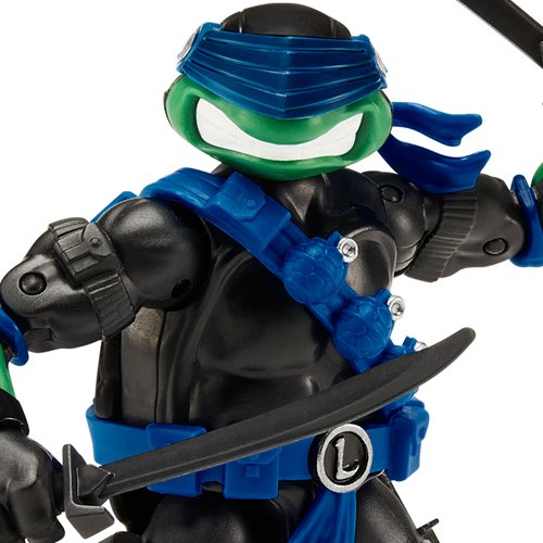 TMNT x G.I. Joe Leonardo Snake Eyes Action Figure