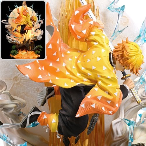 Demon Slayer Zenitsu Light-Up Resin 1:5 Scale Statue