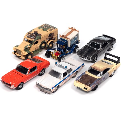 Johnny Lightning Pop 2024 R2 1:64 Vehicle Case of 6