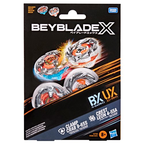 Beyblade X Clamp Crab UX & Crest Leon Dual Pack Set