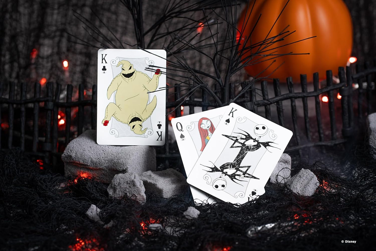 Disney Tim Burton's Nightmare Before Christmas Inspired Playing Cards Featuring Jack Skellington, 1 Deck