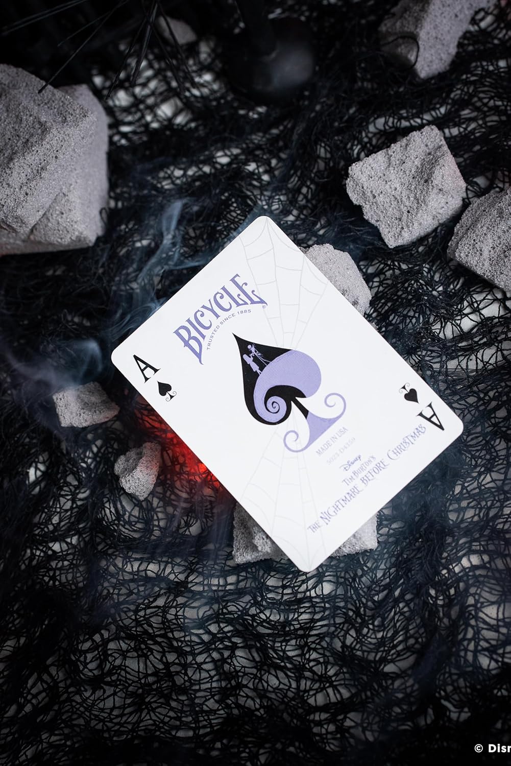 Disney Tim Burton's Nightmare Before Christmas Inspired Playing Cards Featuring Jack Skellington, 1 Deck
