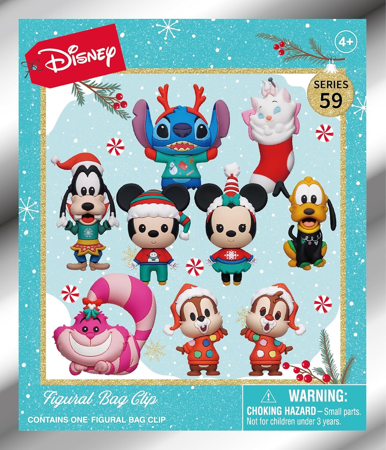 Disney Classic Holiday 2024 Edition 3D Foam Bag Clip