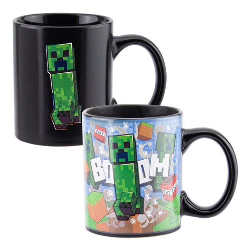 Minecraft Creeper Heat-Change Mug