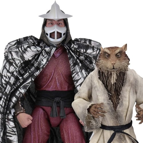 TMNT (1990 Movie) Splinter and Shredder 7-Inch Figure 2-Pack