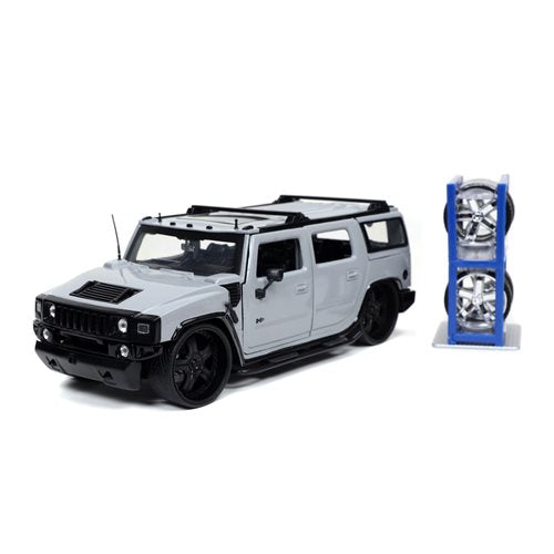 Just Trucks 2003 Hummer H2 1:24 Vehicle and Rack