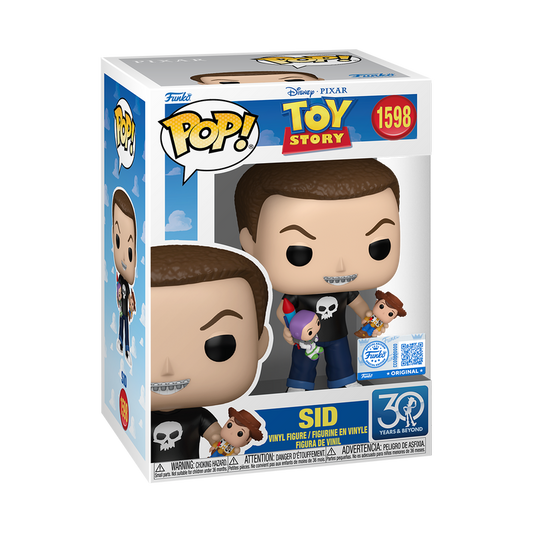 PRE ORDER: Toy Story 30th Anniversary Sid with Buzz Lightyear and Woody Funko Pop! Vinyl Figure #1598 - Specialty