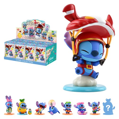 Stitch on Holiday Cosbi Blind Mini-Figure Case of 8