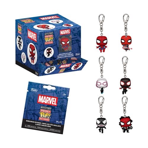 Spider-Man Blind Pop! Key Chain Display Case of 12