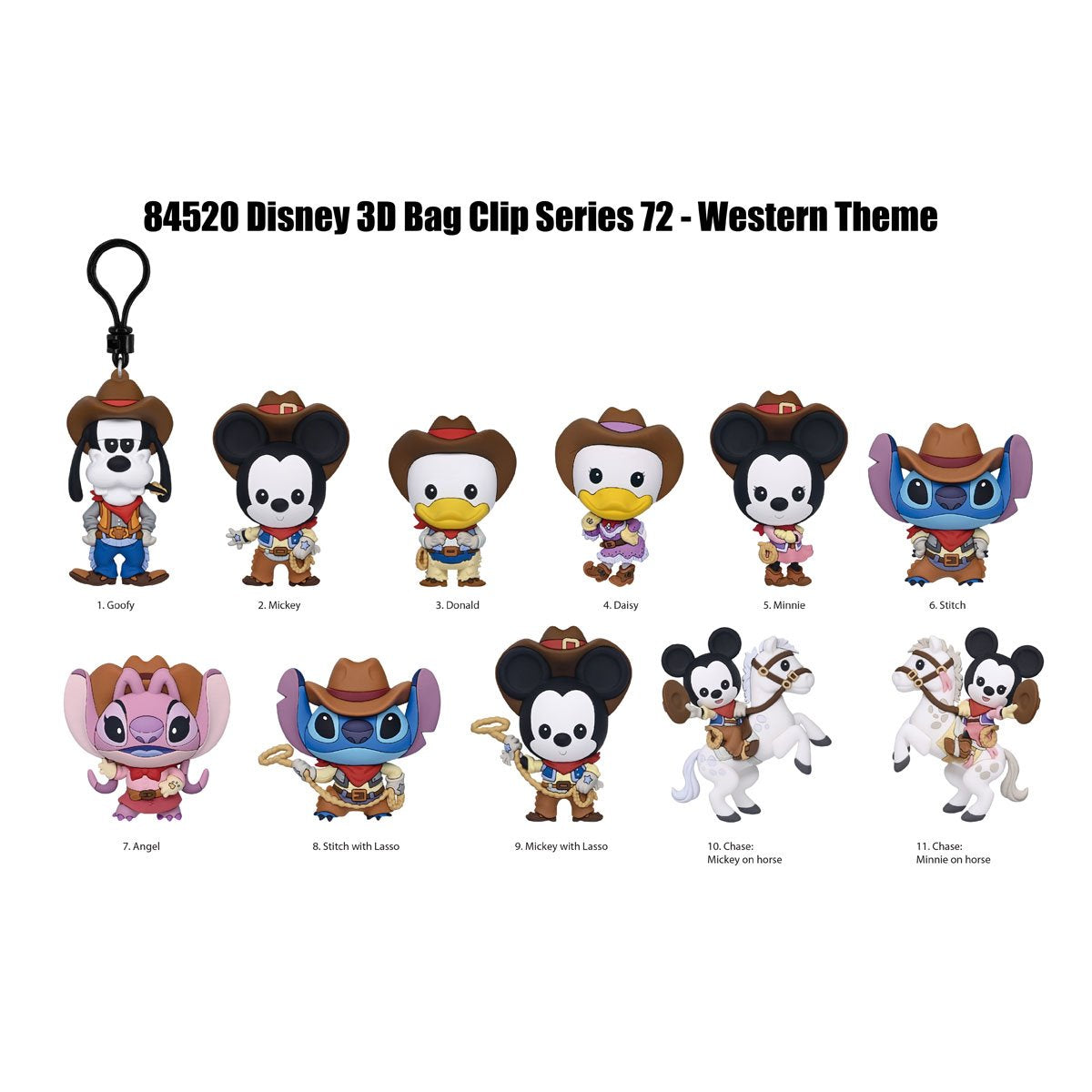 Disney Classic Western Series 71 3D Foam Bag Clip