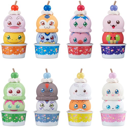 Digimon Stack Up Tsumichen Mini-Figure Case of 8