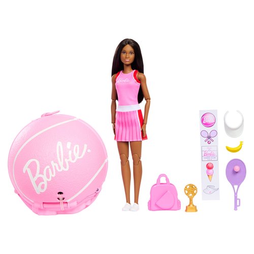 Barbie Team Barbie Roll & Reveal Tennis Player Doll