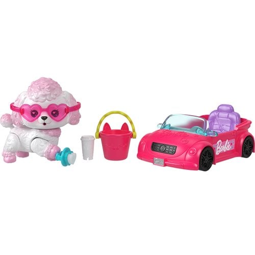 Barbie Dream Squad Pet Poodle and Pink Convertible