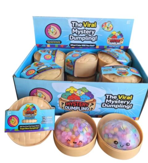 [DISPLAY OF 12] Confetti Dumpling Squishy Toy Blind Box