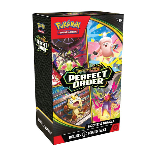 PRE ORDER - Pokémon TCG: Mega Evolution-Perfect Order Booster Bundle (6 Packs)
