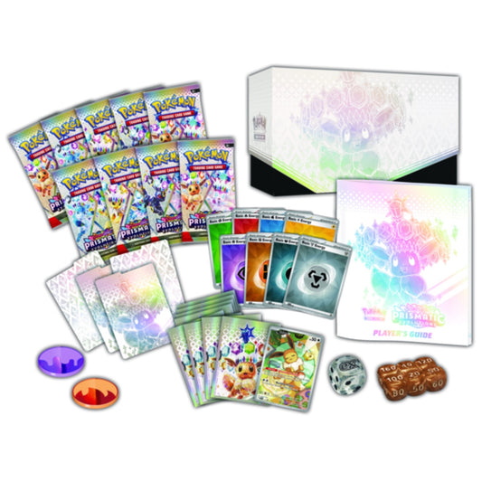 Pokémon TCG: Prismatic Evolutions Elite Trainer Box – Sealed Case (10 ETBs)