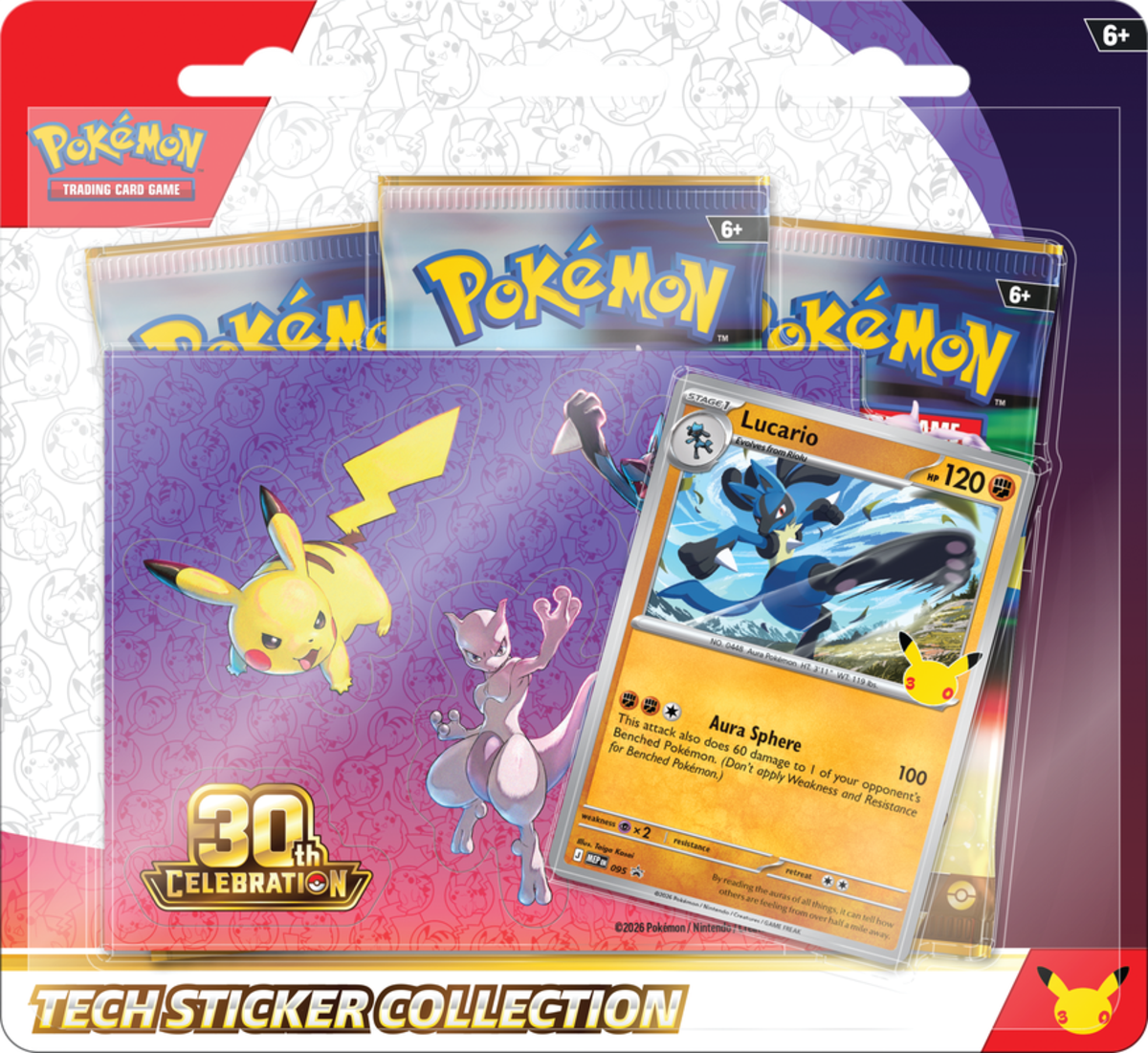Pokémon TCG: 30th Celebration -- Tech Sticker Collection