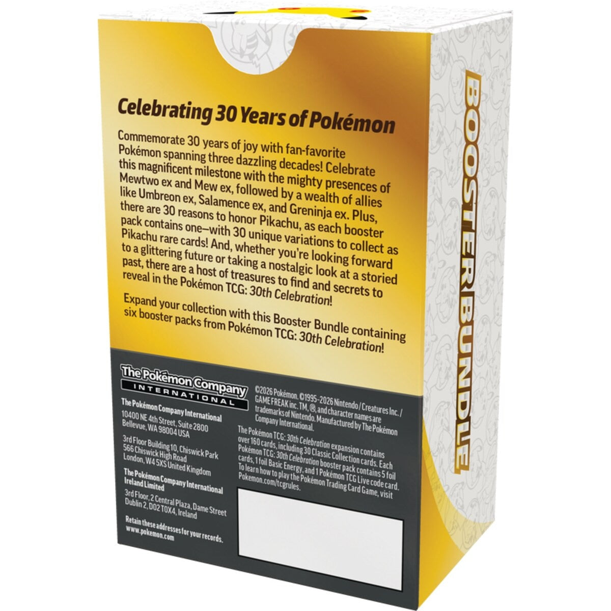 Pokémon TCG: 30th Celebration - Booster Bundle