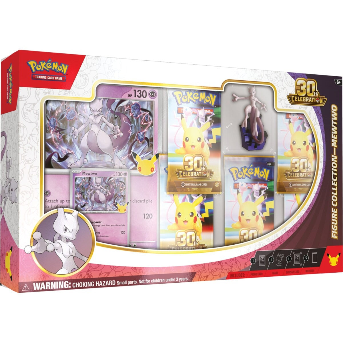 Pokémon TCG: 30th Celebration - Figure Collection Mew or Mewtwo