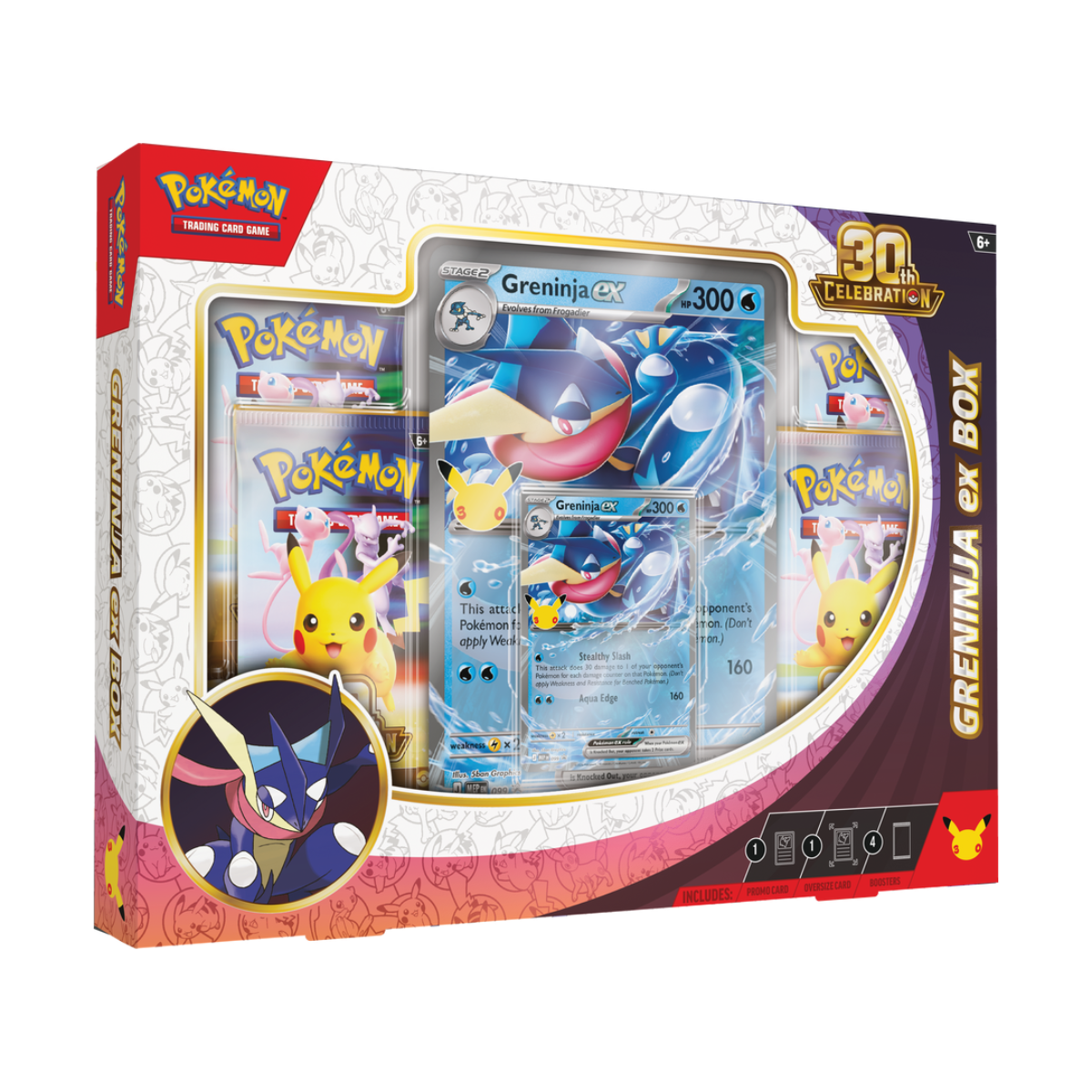 Pokémon TCG: 30th Celebration -- Sylveon ex Box or Greninja ex Box