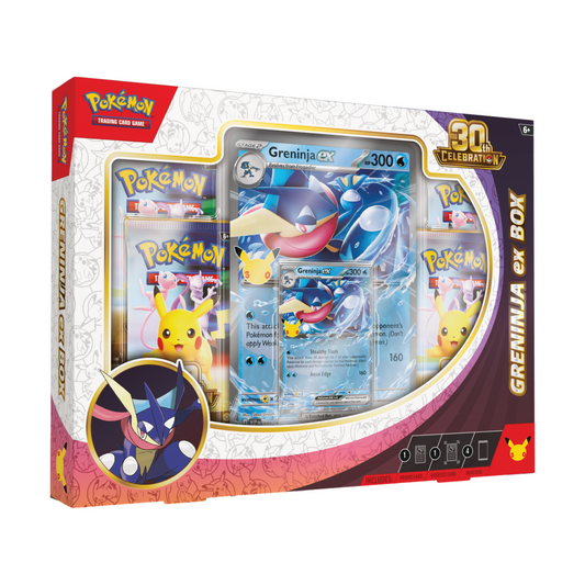 Pokémon TCG: 30th Celebration -- Sylveon ex Box or Greninja ex Box