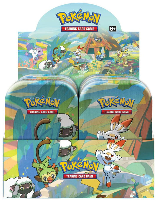 Pokémon Galar Pals Mini Tin 10ct Display