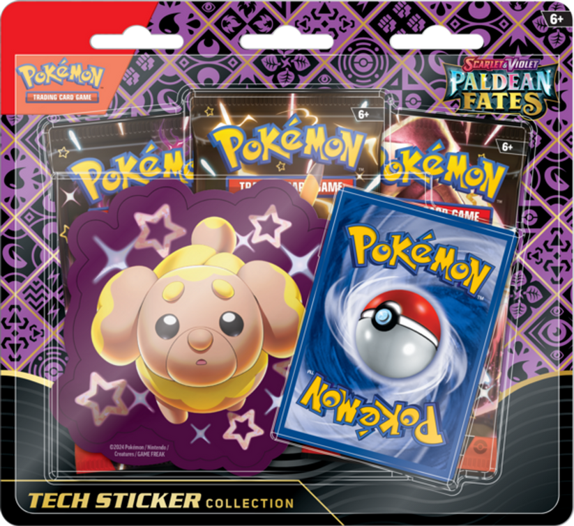 Pokémon TCG: Paldean Fates Tech Sticker Collection