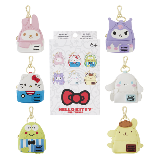 Hello Kitty 50th Anniversary Classic Mystery Box Mini-Backpack Key Chain