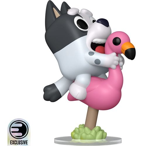 Bluey Muffin Flamingo Queen Pop! Vinyl Figure - EE Excl.