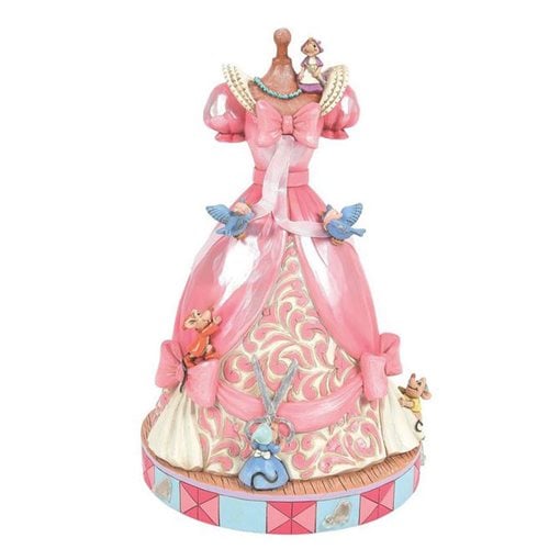 Disney Traditions Cinderella's Pink Dress Musical Statue