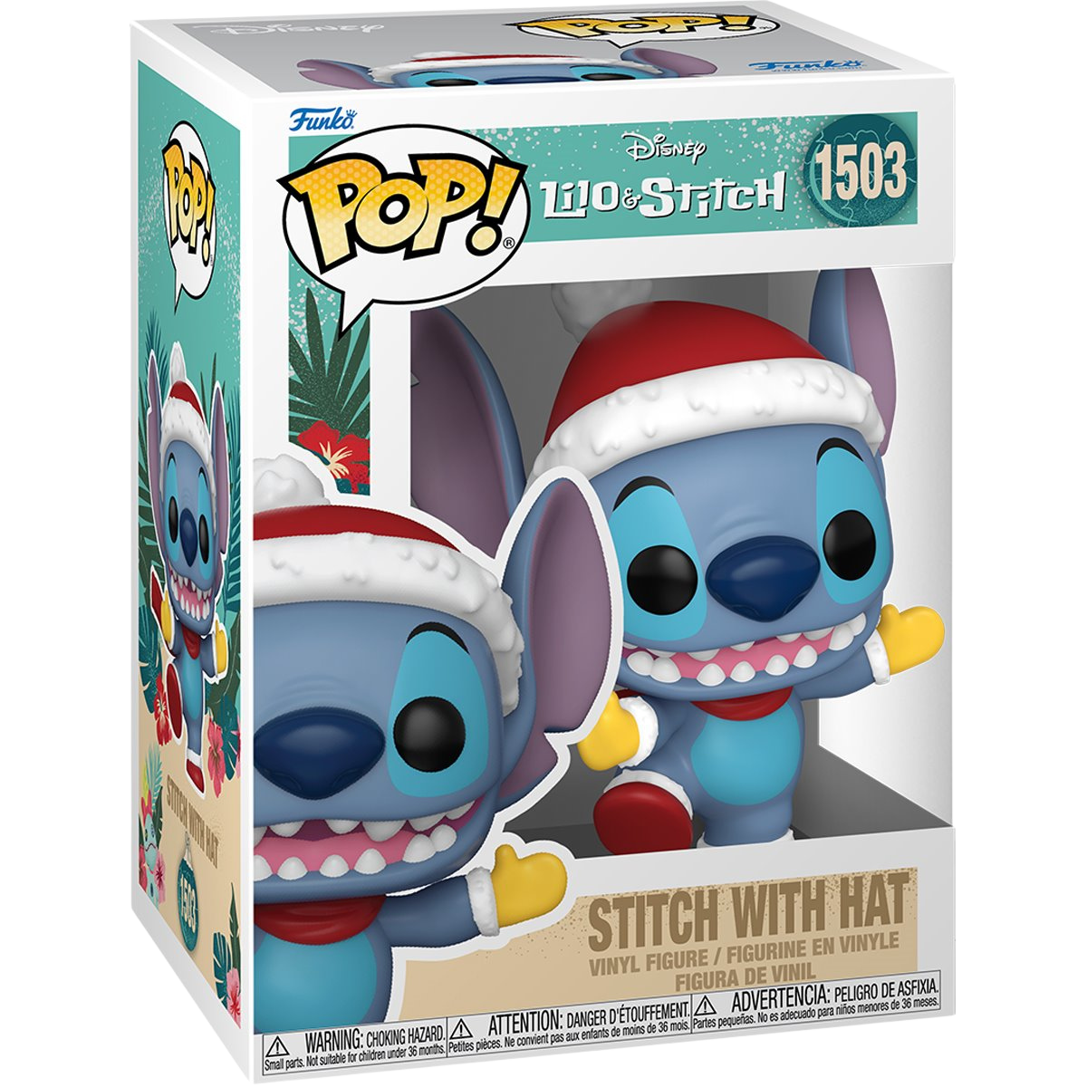 Disney Holiday: Stitch w/ Hat Dancing Pop! Vinyl Figure #1503