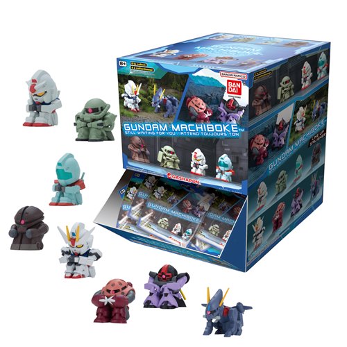 Gundam Machiboke 01 and 02 Blind Pack Mini-Figure Case of 24