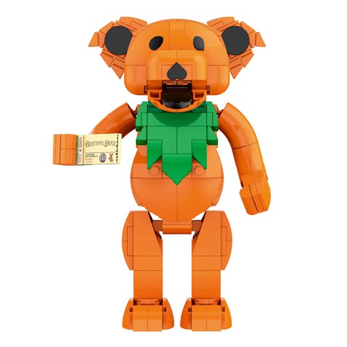 The Grateful Dead Ashbury Orange Bear Brick Building Kit