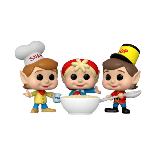 Ad Icons: Kellogg's Rice Krispies Snap, Crackle, and Pop Deluxe Pop! Vinyl Figure #227