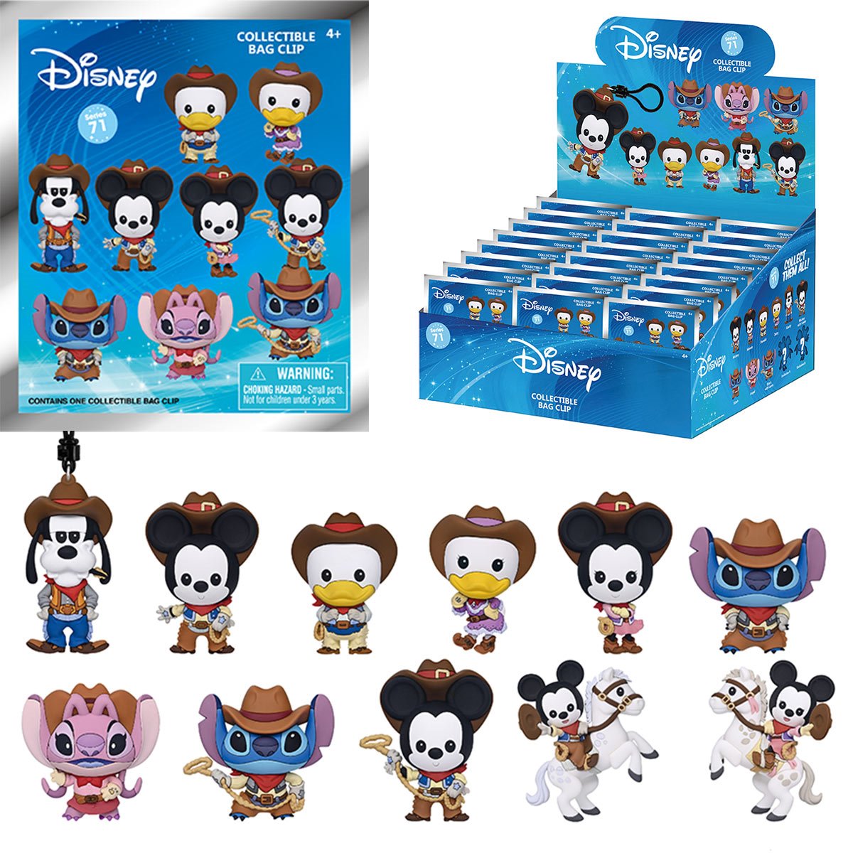 Disney Classic Western Series 71 3D Foam Bag Clip