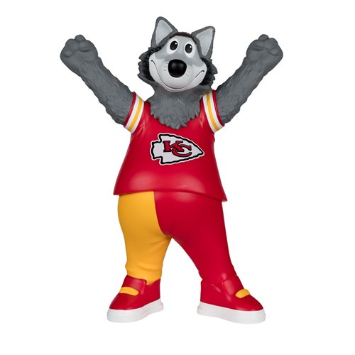 NFL SportsPicks Chiefs K. C. Wolf Mascot 8-Inch Posed Figure