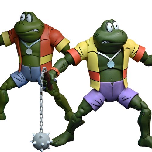 TMNT (1987) Napoleon & Atilla Frog 7-Inch Figure 2Pk