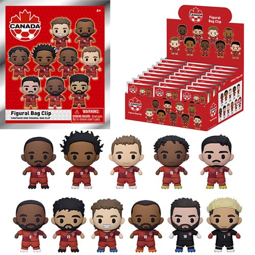 Canada Soccer Men's National Team 3D Foam Bag Clip Case