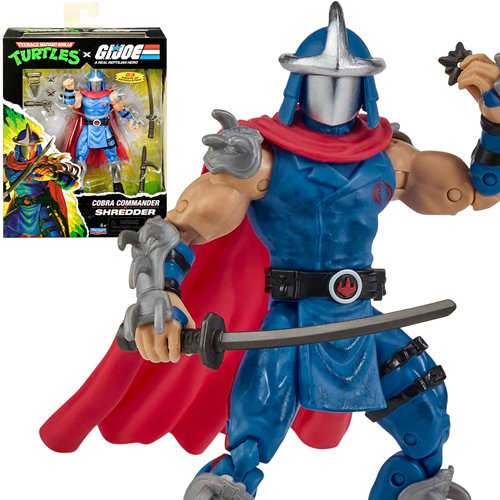 TMNT x G.I. Joe Shredder Cobra Commander Action Figure