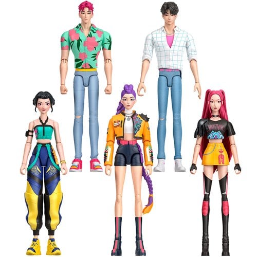 KPop Demon Hunters Wave 1 6 1/2-Inch Core Action Case of 6