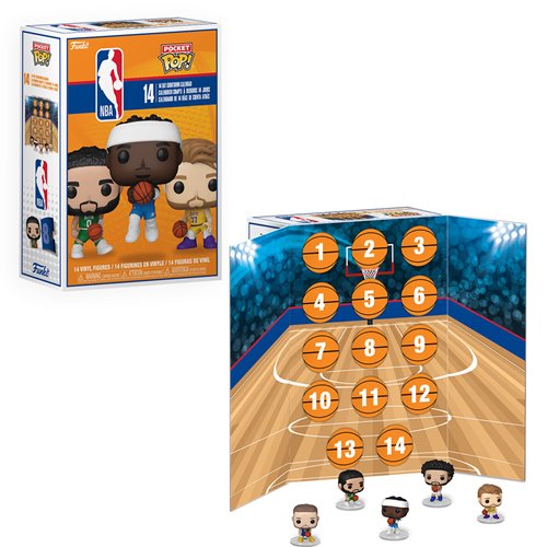 NBA 14-Day Countdown Pocket Pop! Mini-Figure Calendar