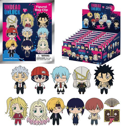 Undead Unluck 3D Foam Bag Clip Display Case of 24