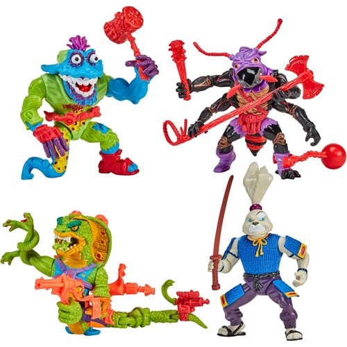 TMNT Classic Mutants Antrax Scale Tail Wyrm Usagi 4-Pack